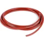 Cordão Borracha Silicone Vermelho  7mm - Em Metro