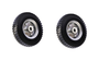 2 Rodas Maciças 2.50x4 100kg Bucha Rolete 7/8 Colson