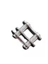 Emenda para Corrente Simples ASA 35/1 Inox CM - 1 peça