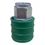 Engate Rapido Femea Verde 1/4X1/4 Rolete Nylon
