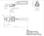 Grampo Tensor GA 105D/E100 Pequeno 160KGF