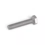 Kit 100 Parafuso Sextavado Zincado Nc 3/8X1