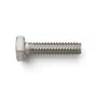 Kit 100 Parafuso Sextavado Zincado Nc 3/8X1