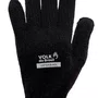 Luva Malha Cotton Black Volk Ca 36348