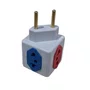 Plug Cubo 4 Saidas 10A/20A