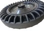 Roda Maciça 3.25-8 - Eixo 25mm Rolamento 6205 AJAX - 1un