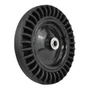 Roda Maciça 3,25x8 Eixo 25,6mm Rolamento Esfera Ajax