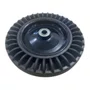 Roda Maciça 3,25x8 Eixo 25,6mm Rolamento Esfera Ajax