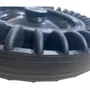 Roda Maciça 3,25x8 Eixo 25,6mm Rolamento Esfera Ajax