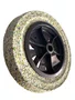 Roda Pneu Maciço 3,25x8 125Kg Aro Plástico Furo 1" Force