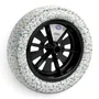Roda Force Carrinho Pneu Maciço 3.25x8x1 26mm Branco