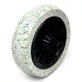 Roda Force Carrinho Pneu Maciço 3.25x8x1 26mm Branco