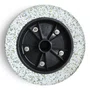 Roda Force Carrinho Pneu Maciço 3.25x8x1 26mm Branco