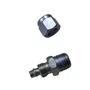 Terminal Rodoar Para Mangueira Pu 8Mm Rosca Macho 1/4 Com Porca Metalfort